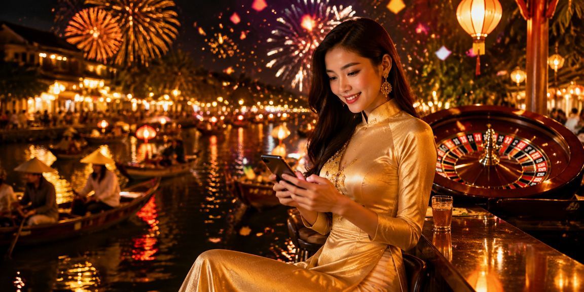 Bàn Roulette trực tuyến mang phong cách sông Mekong tại h6c